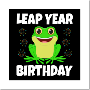 Leap Year Birthday February 29th Posters and Art